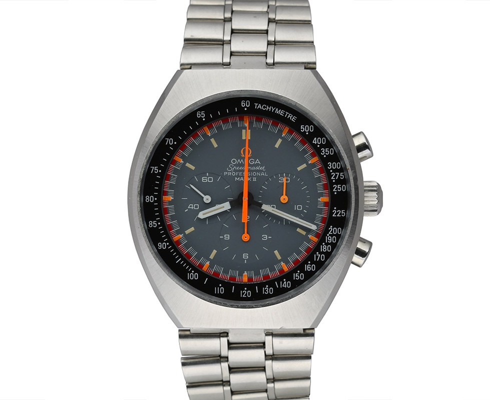 1970's Omega Speedmaster Mark II Racing Dial Stainless Steel Chronograph Ref. 145.014