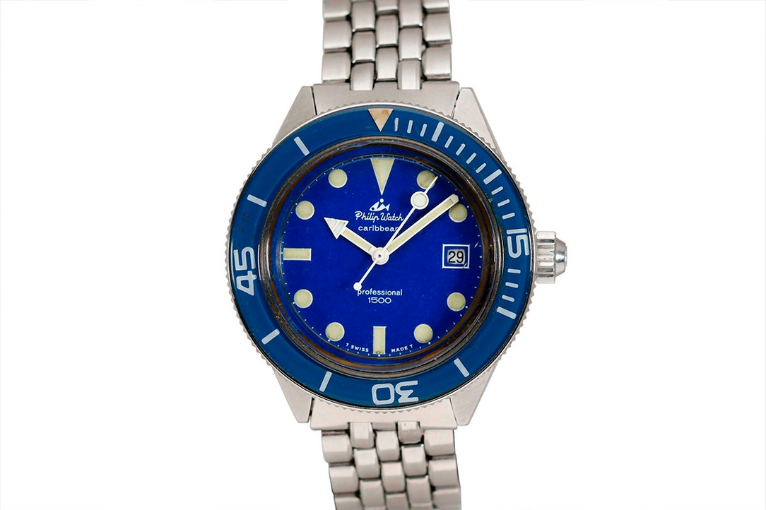 1970's Philip Watch 'Caribbean 1500' Dive Watch