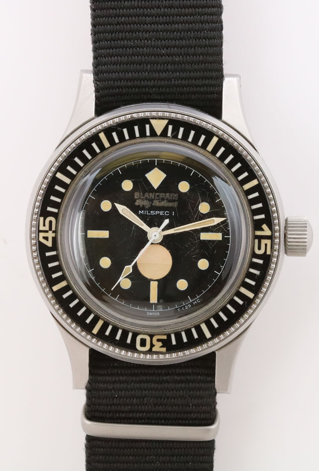 Vintage Milspec Blancpain Fifty Fathoms Dive Watch