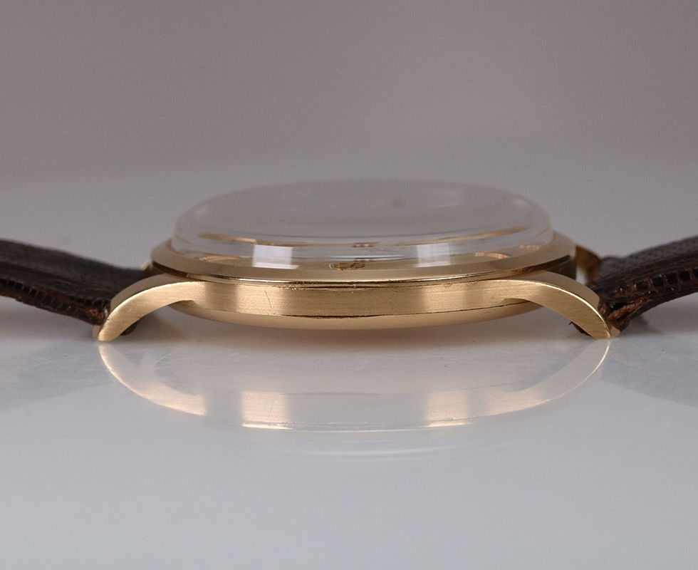 Side Of 1950's Omega Rose Gold Over-Sized Dress Watch Ref. 2609