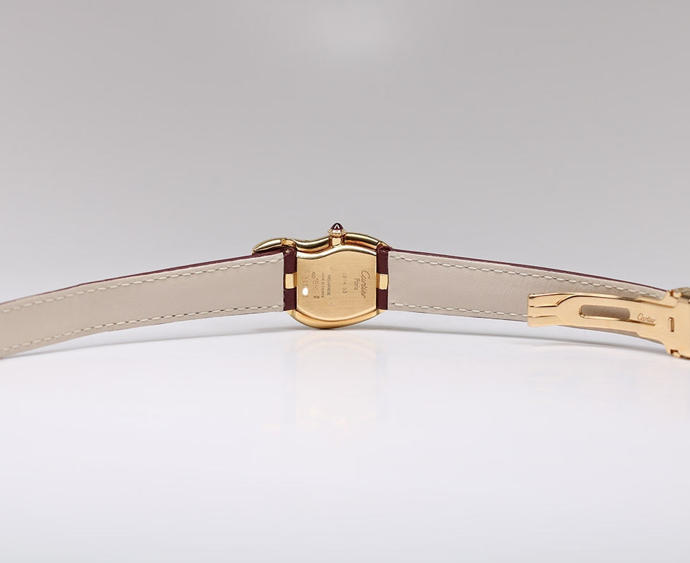 1994 Cartier Crash Pink Gold Limited Edition Wrist Watch Of 40 Pieces For The Hong Kong Market Case Back