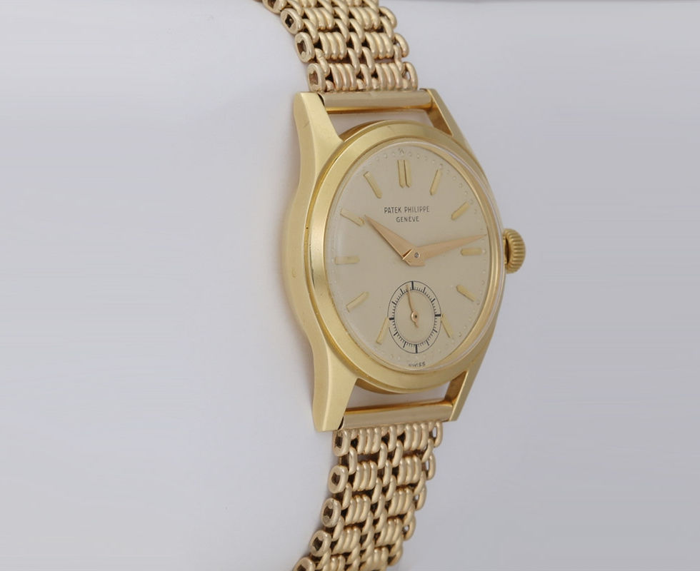 1951 Gold Patek Philippe Calatrava Wrist Watch Ref. 2483
