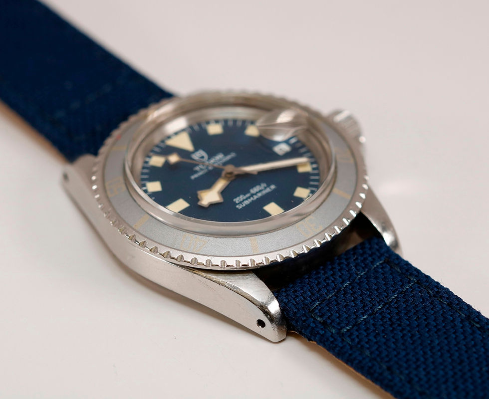 1970's Tudor Prince OysterDate Submariner Stainless Steel Vintage Dive Watch Ref. 9411/0