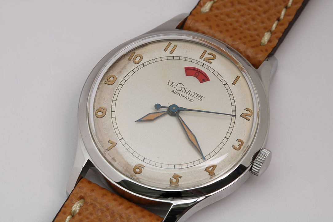 1950's LeCoultre Powermatic Stainless Steel Vintage Wrist Watch