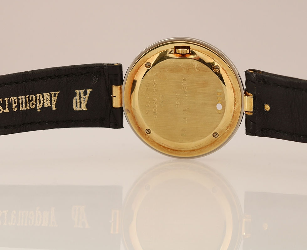 Case Back of Audemars Piguet 'Philosopher' Yellow Gold & White Gold Wrist Watch