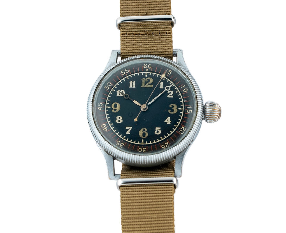 1940's Japanese Military Seikosha Tensoku-Dokei "Kamikaze" Pilot's Watch