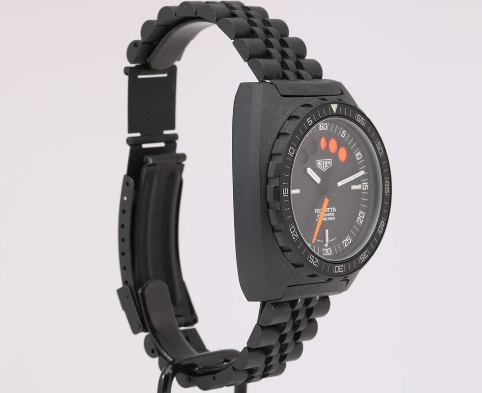 1980's Heuer PVD Regatta Watch Ref 134.601