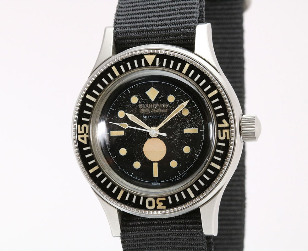 Blancpain Fifty Fathoms Milspec I Dial