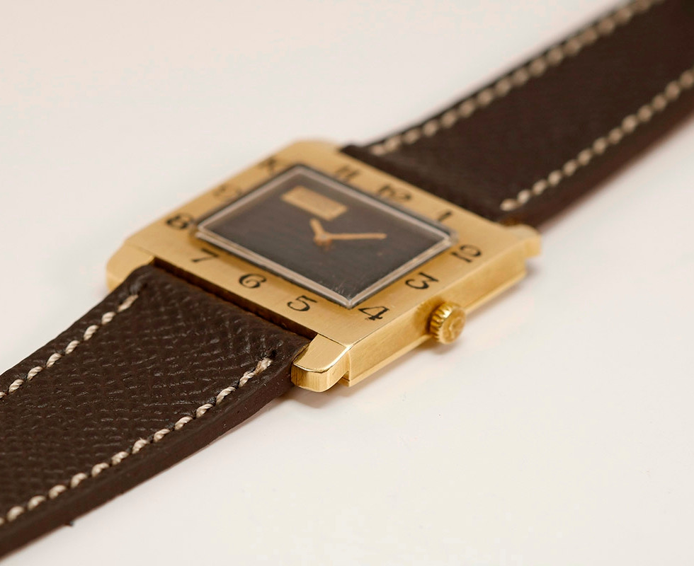 1960's Longines Record 18K Gold Rectangular Wrist Watch