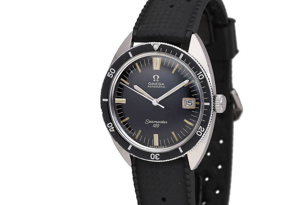 1967 Omega Seamaster 120 Stainless Steel Dive Watch Ref. 166.027