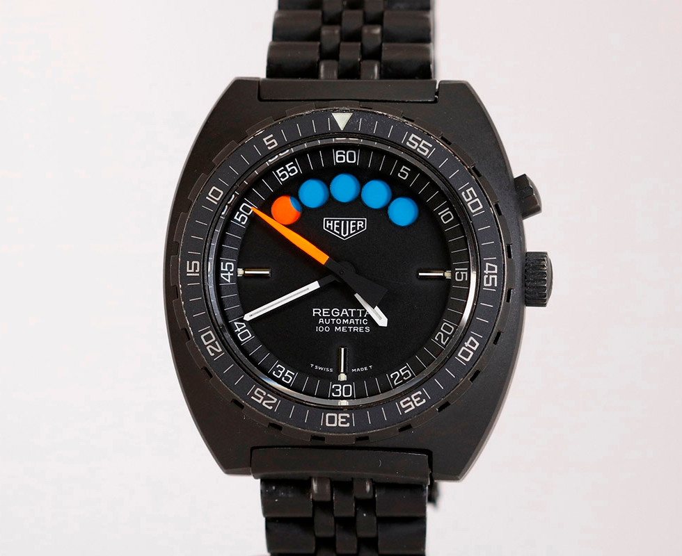 Heuer Regatta PVD Ref 134.601