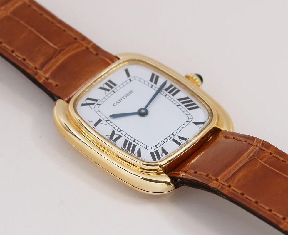 1970's Cartier Paris Mid-Size Gondolo Gold Ref. 17010