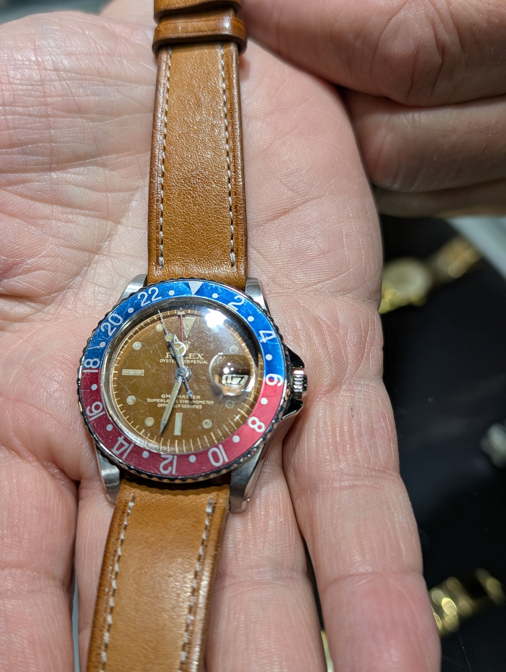 Extremely rare Patina Rolex GMT Master