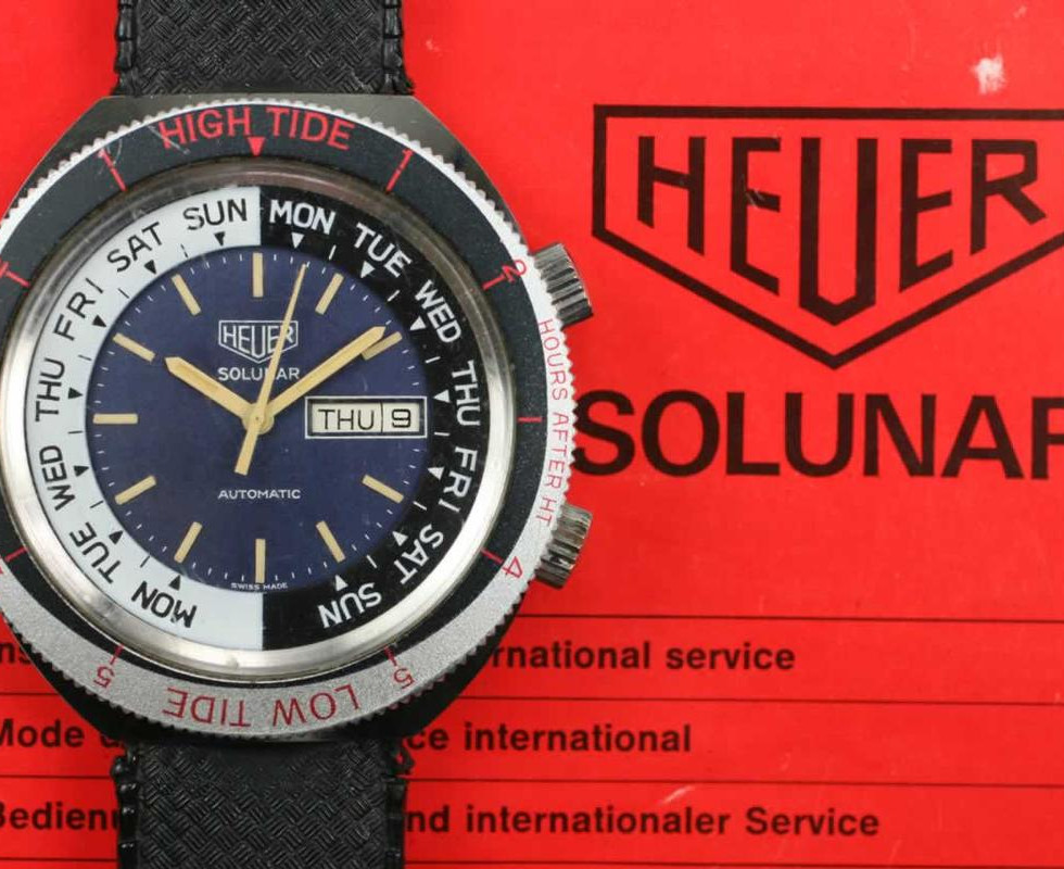 Heuer Solunar Venus Caliber 2790 On Booklet