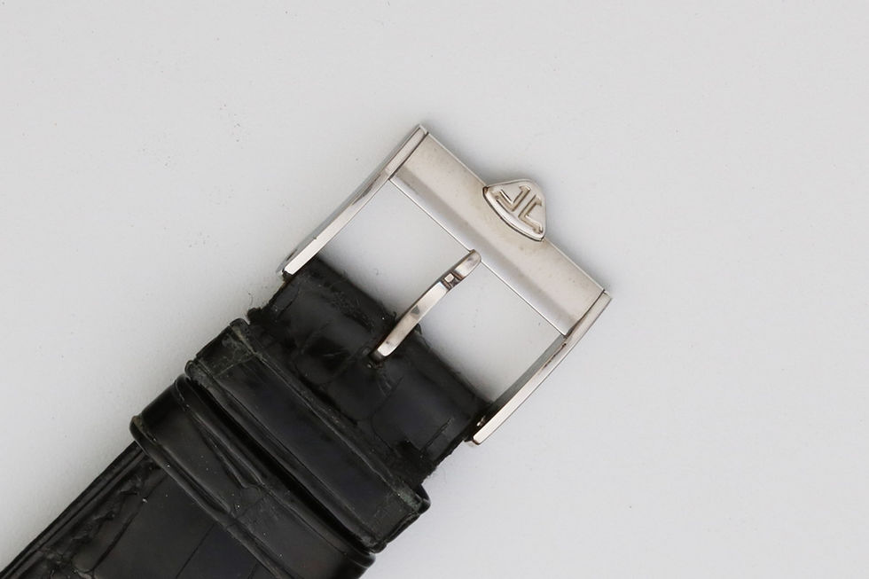 Buckle On 1960's Stainless Steel Jaeger LeCoultre Chronomètre Geomatic Wrist Watch Ref. E399