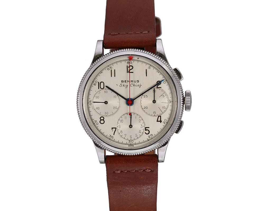 Benrus SS Sky Chief Chronograph