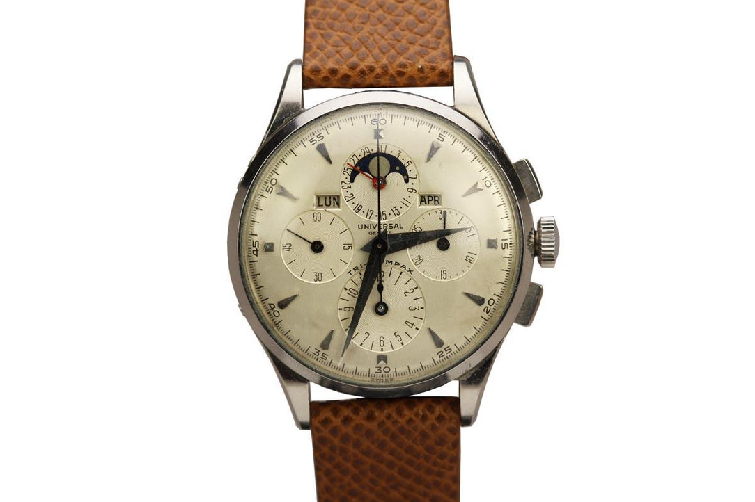 1948 Universal Geneve Tri-Compax Wrist Watch Ref. 22279 1