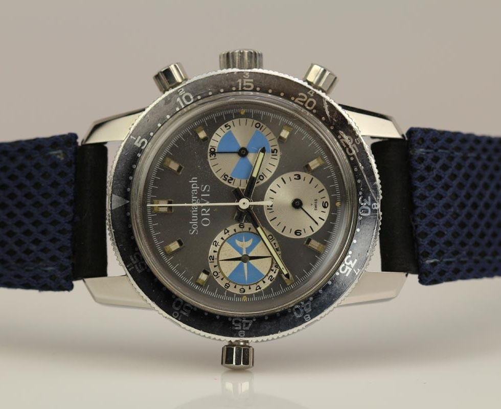 Heuer Solunagraph Ref 2446 SE Retailed by Orvis
