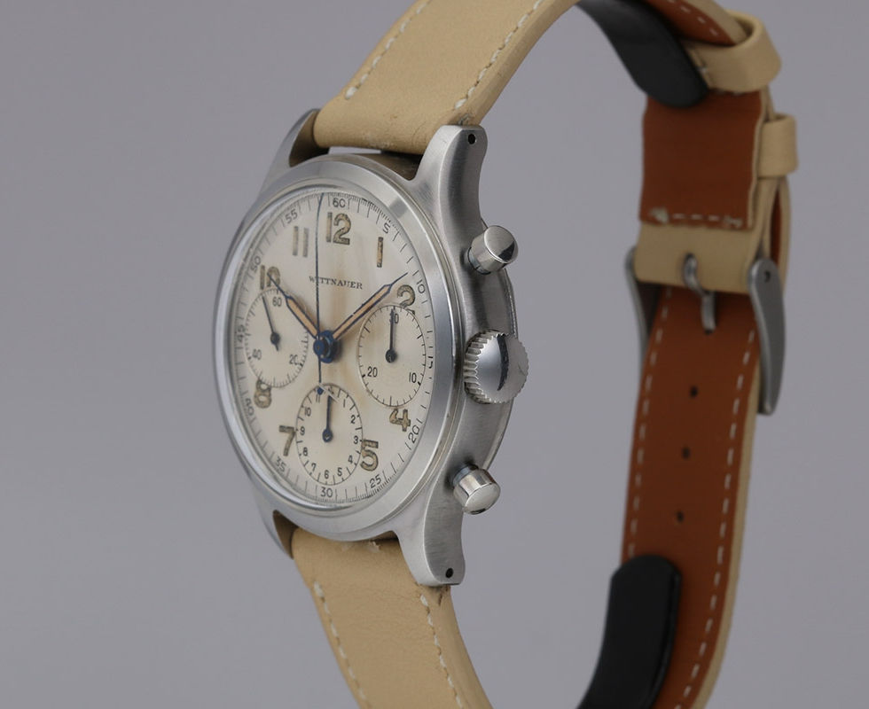 1950's Wittnauer Stainless Steel Vintage Chronograph