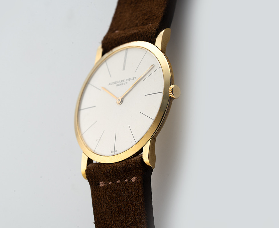 1950's Audemars Piguet 18K Gold Ultra-Thin Vintage Wrist Watch