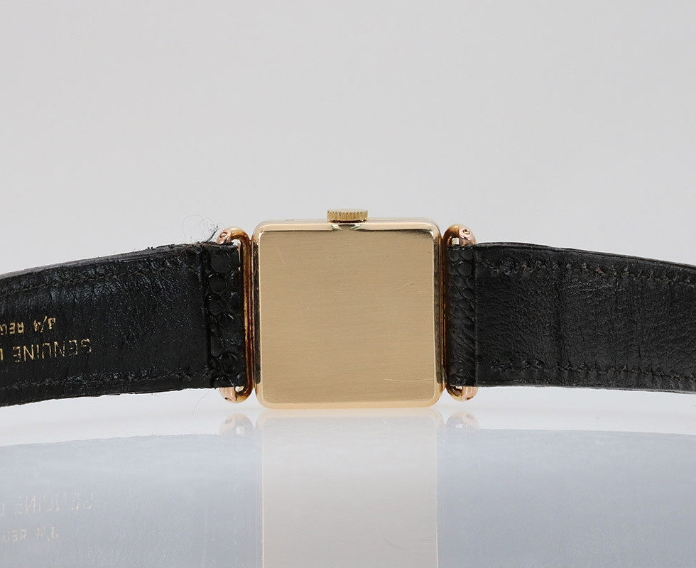 Back Of 1949 Rolex 14K Gold Chronometre Wrist Watch Ref. 4476