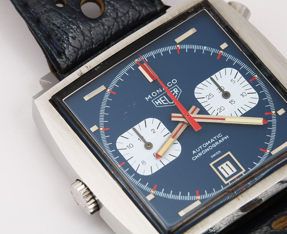1972 Heuer Stainless Steel Monaco Chronograph Ref. 1133