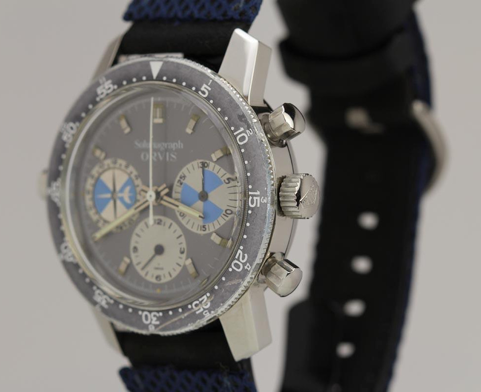 Heuer Solunagraph Ref 2446 SE Retailed by Orvis