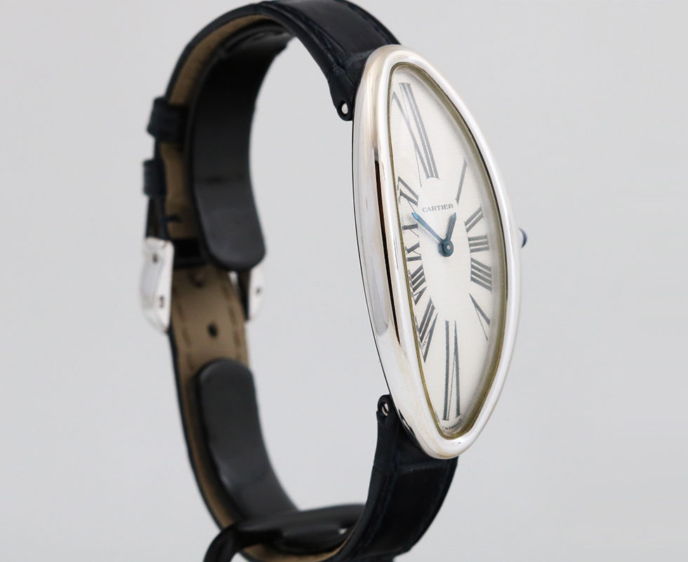 2000's Cartier 18K White Gold Baignoire Allongeé Ref. 2514