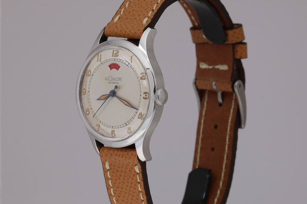 1950's LeCoultre Powermatic Stainless Steel Vintage Wrist Watch