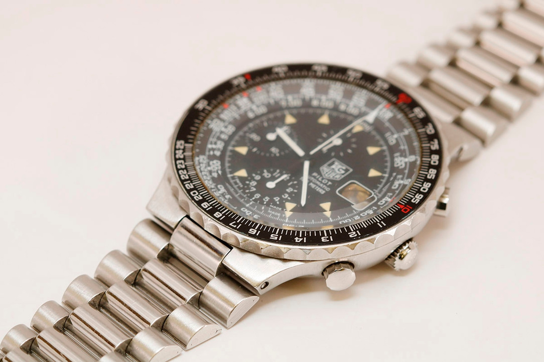 1987 Tag Heuer Pilot Chronograph Ref. 130-206-Z