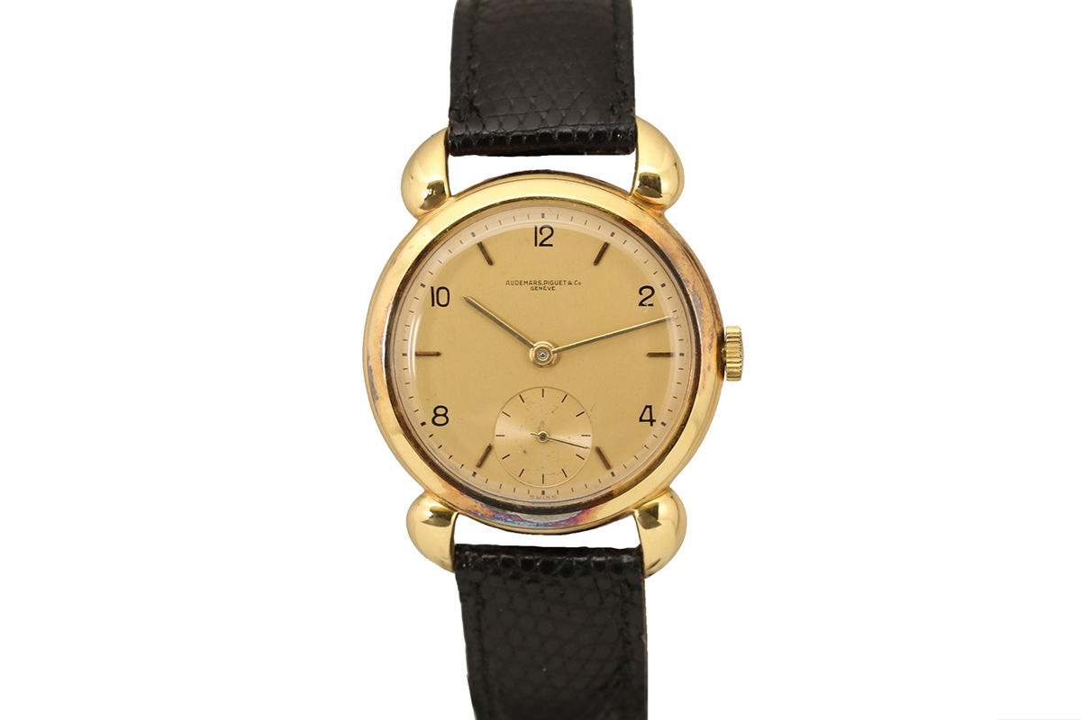 Oversized Audemars Piguet 18kt Yellow Gold Watch