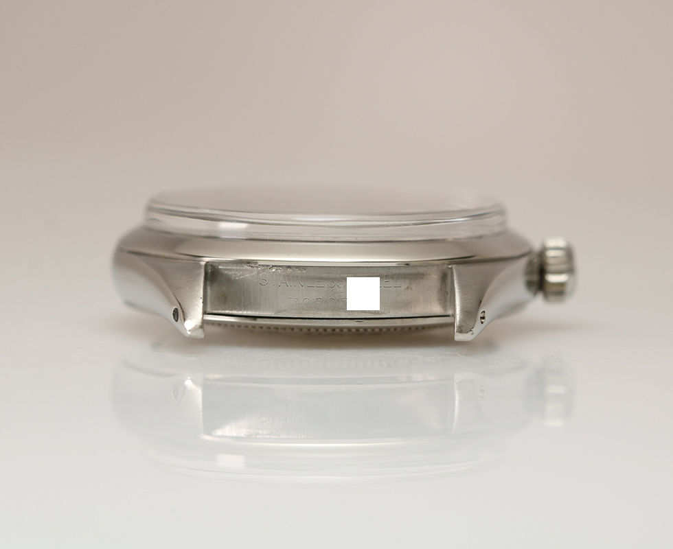 Between Lugs Of 1969 Tudor Stainless Steel Oyster Prince Wrist Watch with Tuxedo Dial Ref. 7995/0