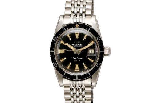 Technos Sky Diver 500m - 1960's | Matthew Bain Inc.