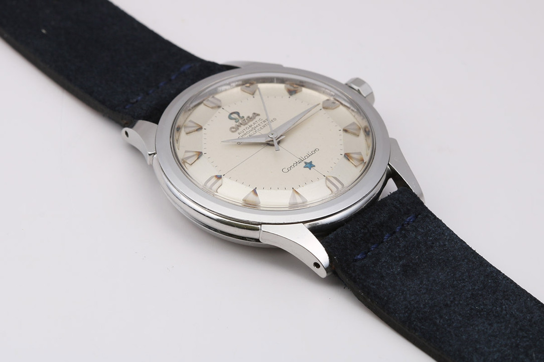 1958 Omega Constellation Stainless Steel Wrist Watch Ref. 2852 11 SC