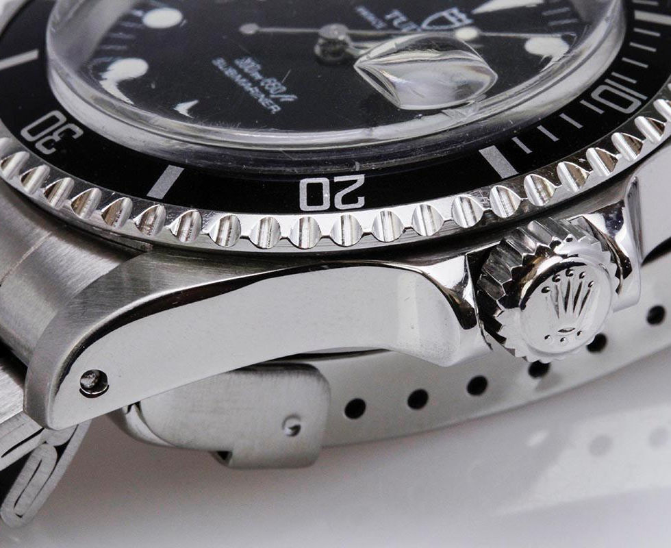 Crown Side Of 1991 Tudor Submariner Ref 79090