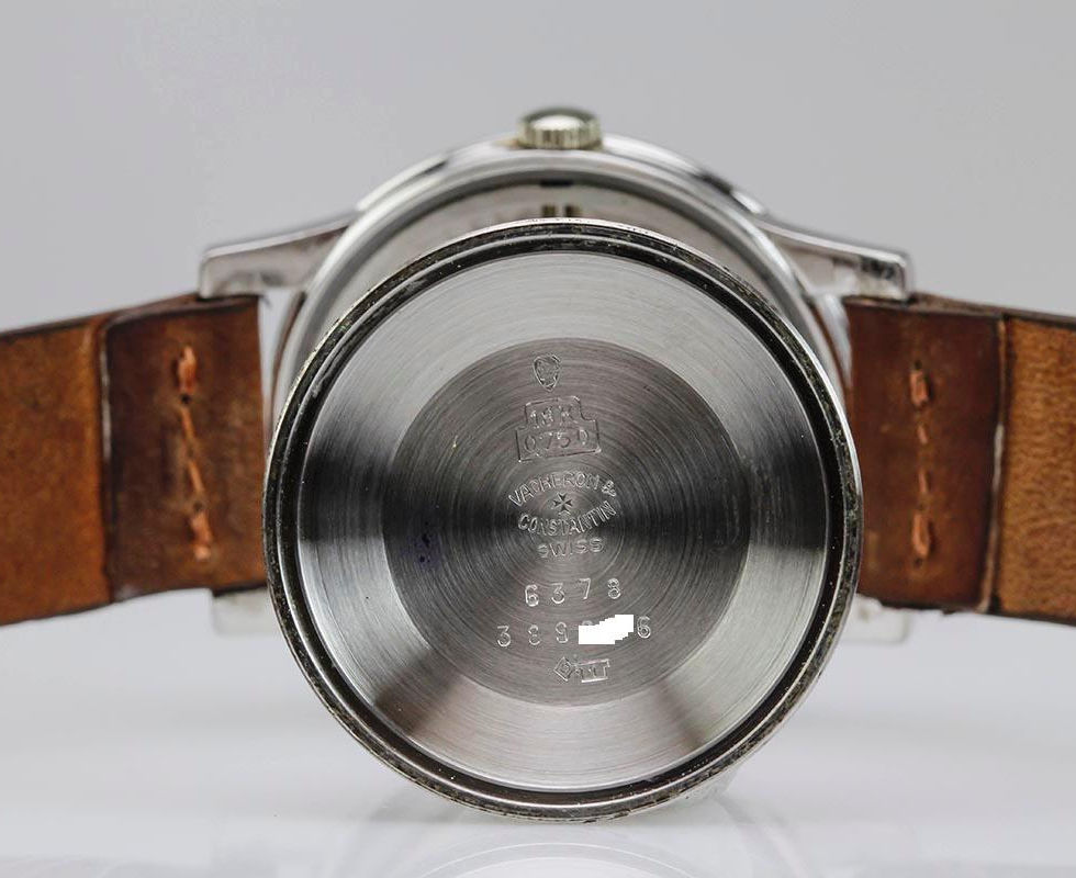 Inner Case Back Of 1960's White Gold Vacheron Constantin Ref 6378