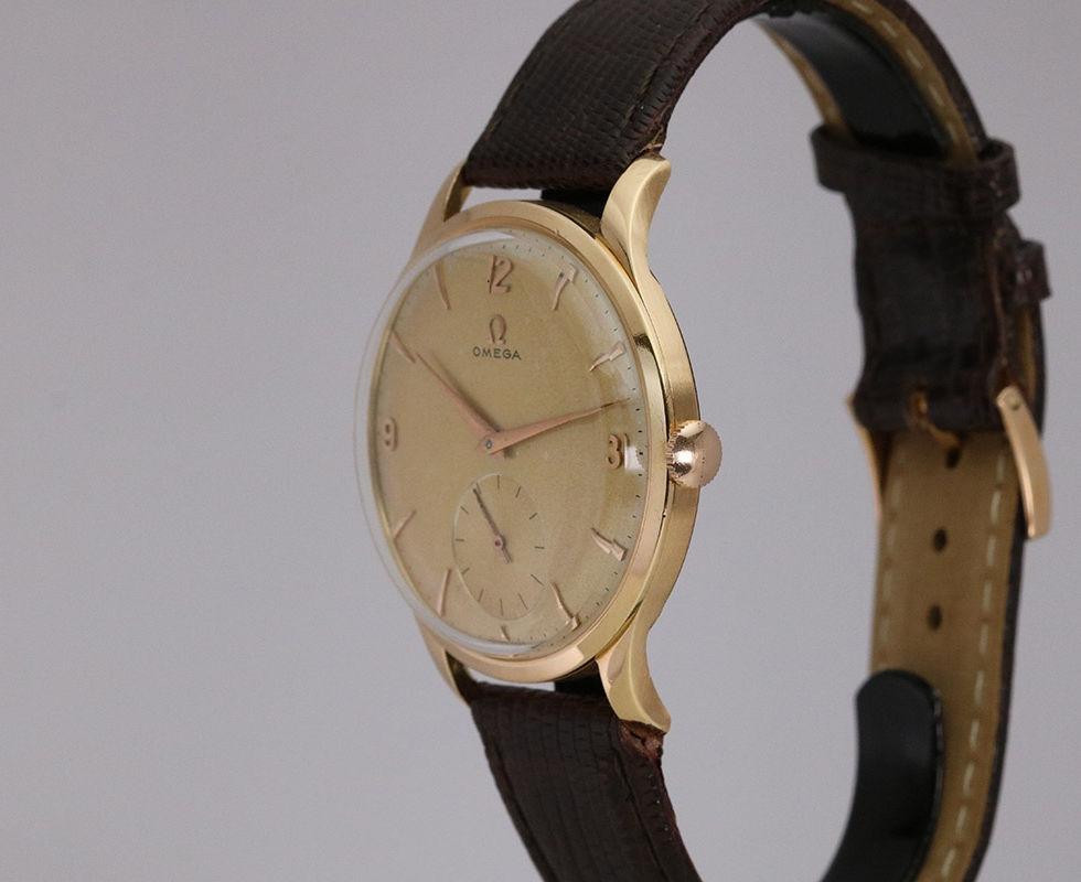 1950's Omega Rose Gold Over-Sized Dress Watch Ref. 2609