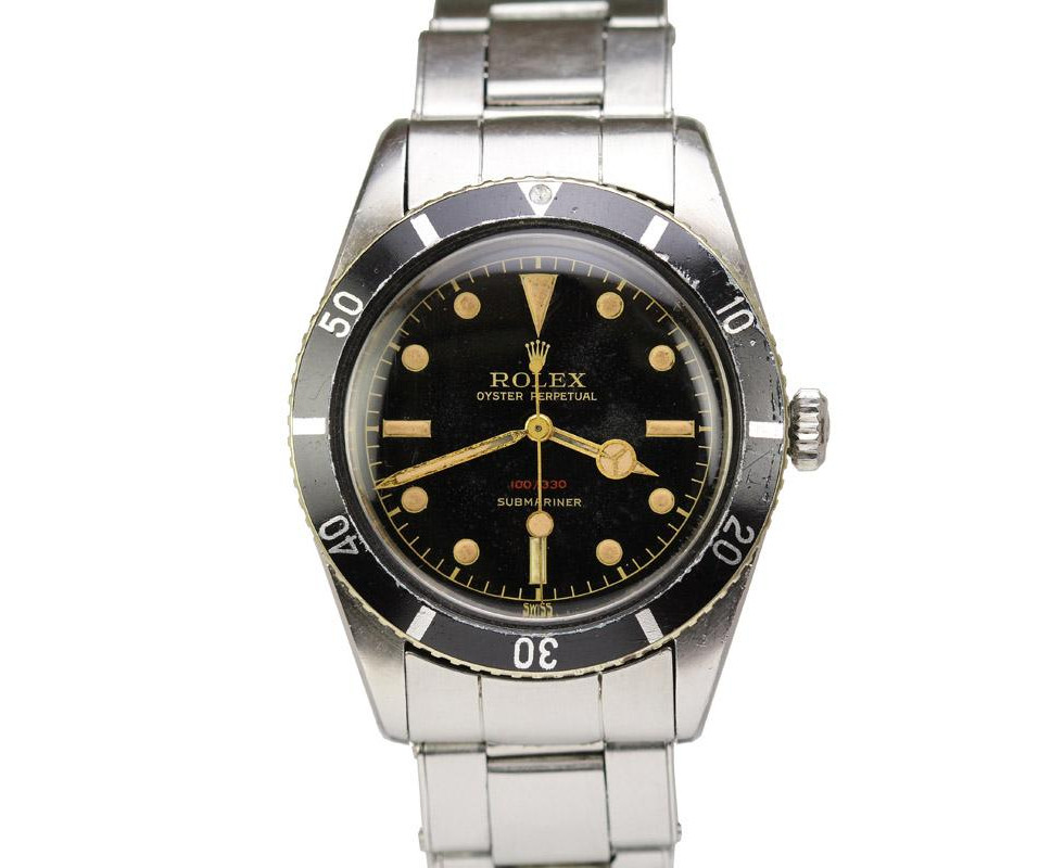 1950's Rolex Submariner aka "Small Crown James Bond" Ref. 6536
