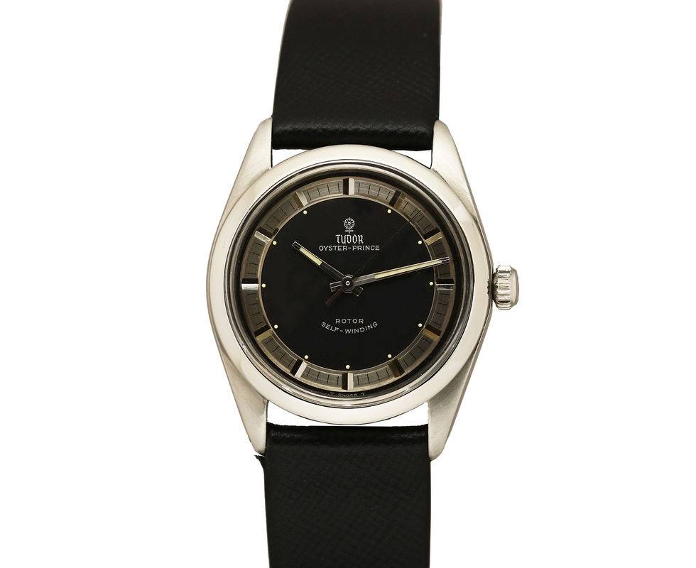 1969 Tudor Stainless Steel Oyster Prince Wrist Watch with Tuxedo Dial Ref. 7995/0