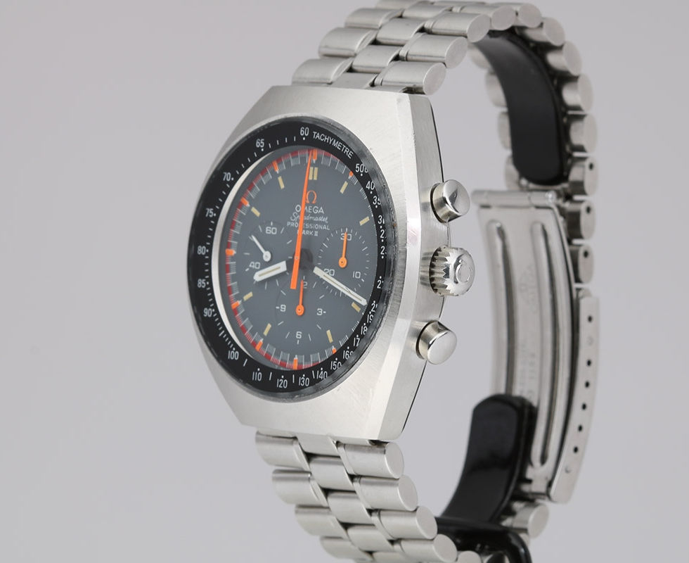 1970's Omega Speedmaster Mark II Racing Dial Stainless Steel Chronograph Ref. 145.014