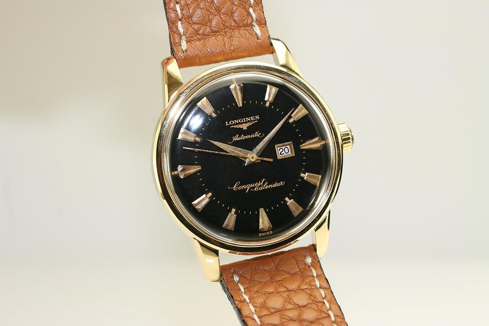 1960's 18K Gold Longines Conquest Ref. 9005