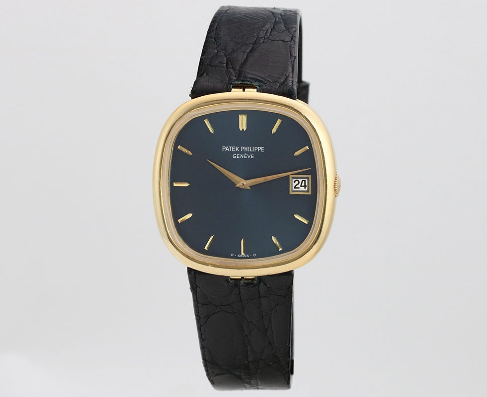 1974 Patek Philippe Jumbo Ellipse 18K Gold Wrist Watch Ref. 3604
