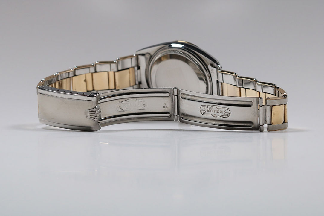 Back Of 1962 Rolex Two-Tone Datejust Ref. 1600