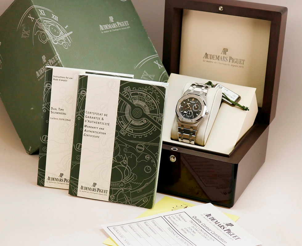 Audemars Piguet Royal Oak Dual Time Power Reserve Box & Papers