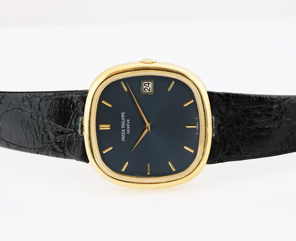 1974 Patek Philippe Jumbo Ellipse 18K Gold Wrist Watch Ref. 3604