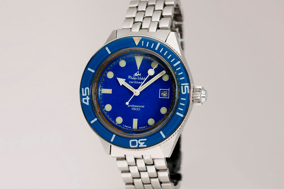1970's Philip Watch 'Caribbean 1500' Dive Watch