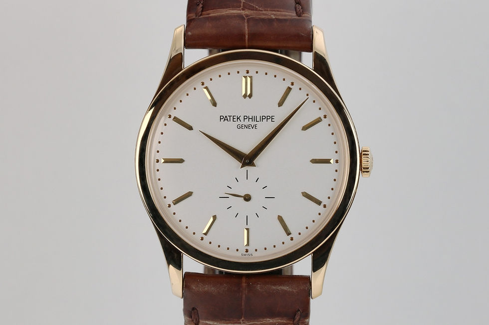 2010 Patek Philippe Yellow Gold Calatrava Ref. 5196