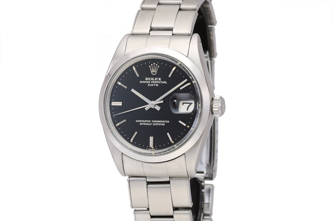 1967 Rolex Date Stainless Steel Wrist Watch Ref. 1500