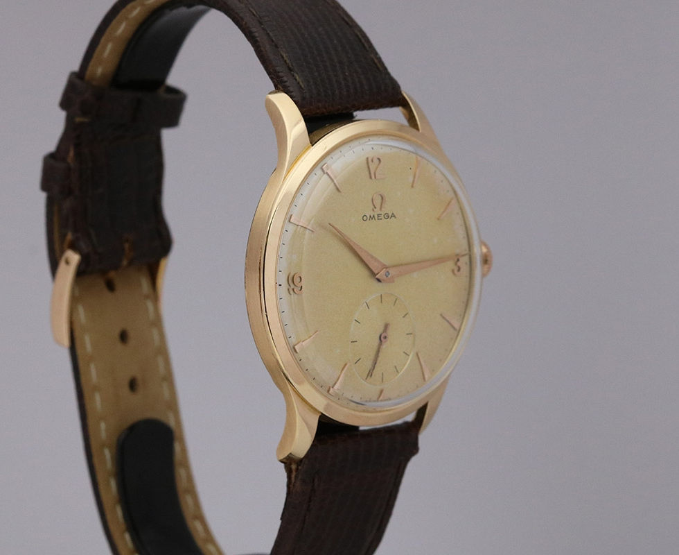 1950's Omega Rose Gold Over-Sized Dress Watch Ref. 2609