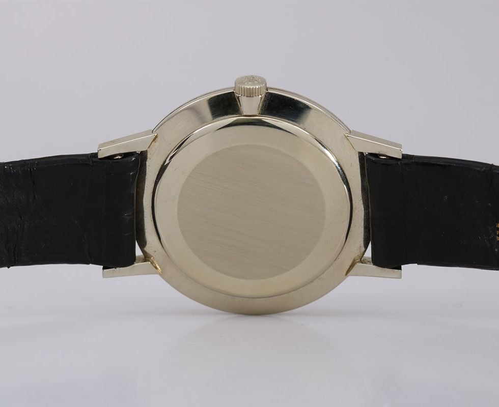 Case Back Of Patek Philippe Calatrava 18K White Gold Wrist Watch Ref. 2592-1